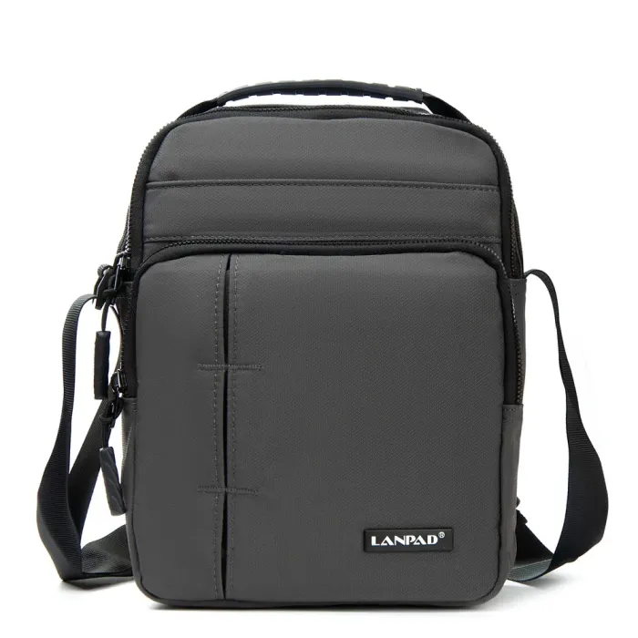 Сумка Мужская Планшет нейлон Lanpad 0939 grey бол