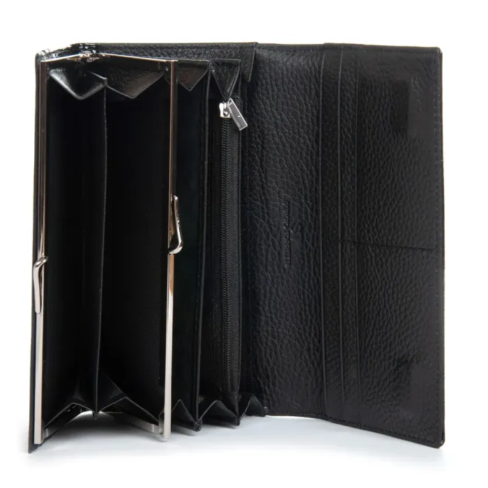 Кошелек LR Женский кожа-лак SERGIO TORRETTI FEW1-V-2 black