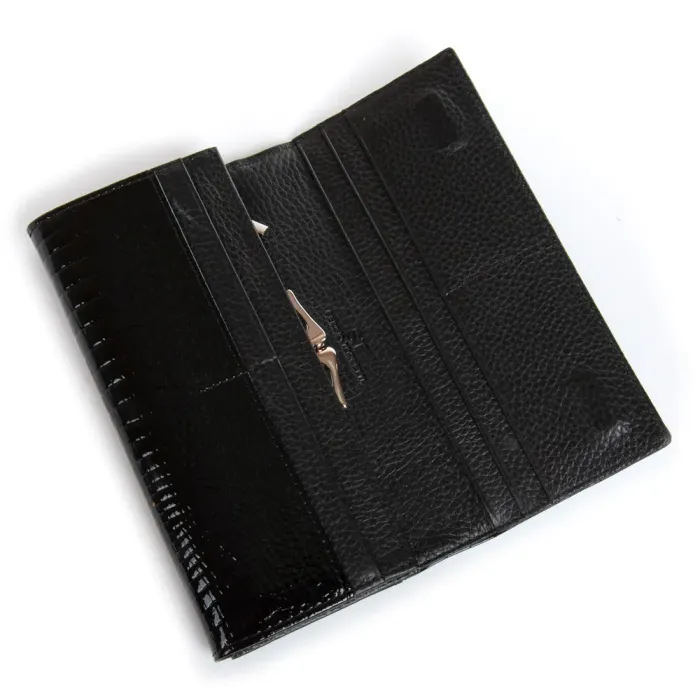 Кошелек LR Женский кожа-лак SERGIO TORRETTI FEW1-V-2 black