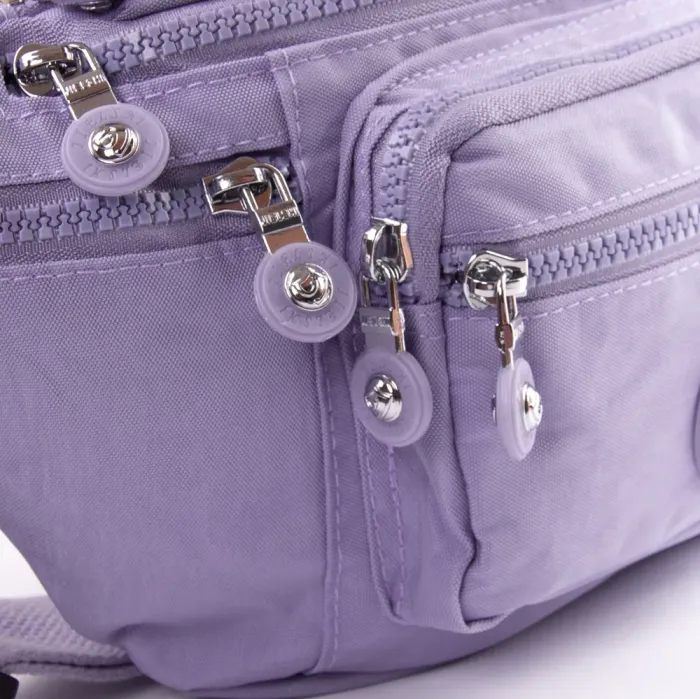 Сумка Женская Текстиль на пояс полиамид Jielshi K-918 l.purple