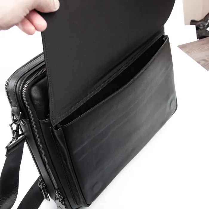 Сумка Мужская Портфель кожа BRETTON 1750-1 black