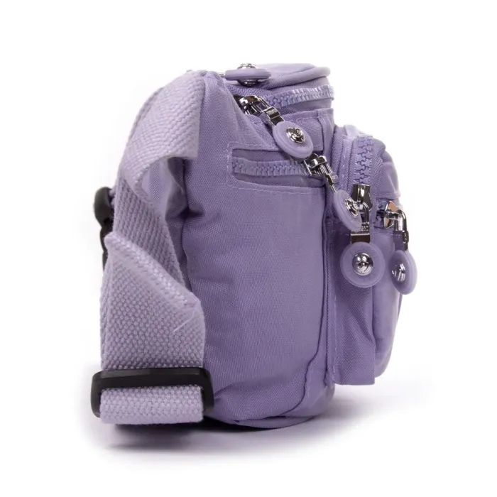 Сумка Женская Текстиль на пояс полиамид Jielshi K-918 l.purple