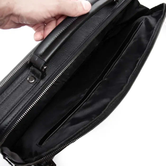 Сумка Мужская Портфель кожа BRETTON 1750-1 black