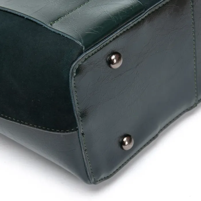 Сумка Женская Классическая замш ALEX RAI 00110 green