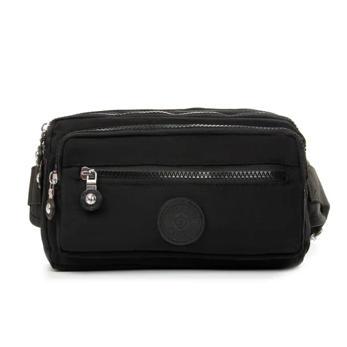 Сумка Женская Текстиль на пояс полиамид Jielshi ZT-019 black