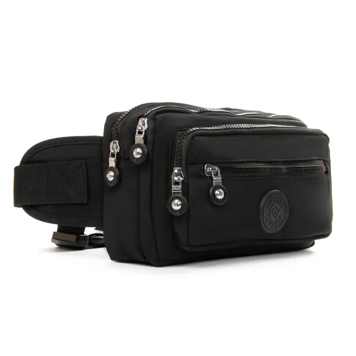 Сумка Женская Текстиль на пояс полиамид Jielshi ZT-019 black