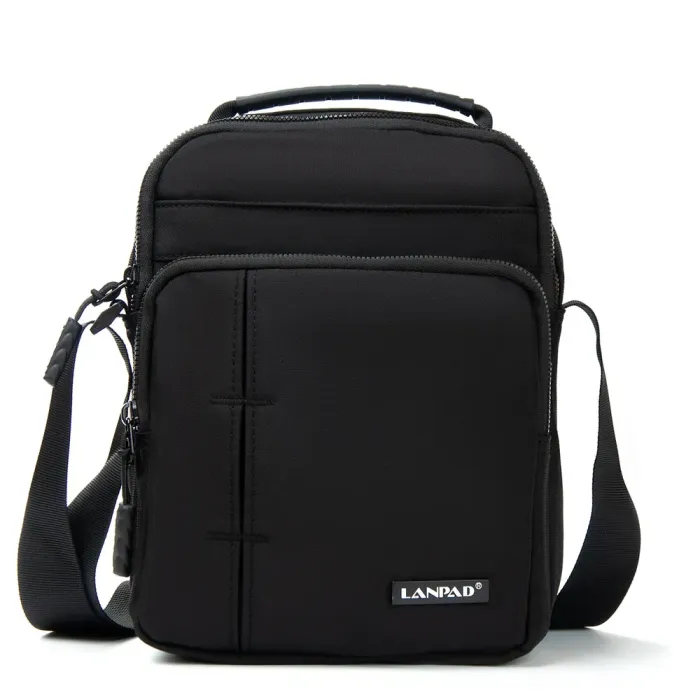 Сумка Мужская Планшет нейлон Lanpad 0939 black бол