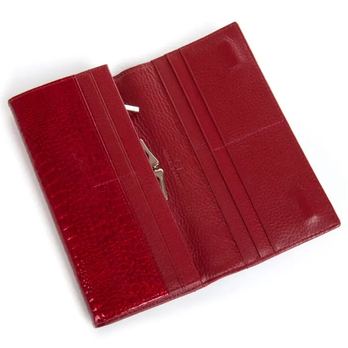 Кошелек LR Женский кожа-лак SERGIO TORRETTI FEW1-V-2 red