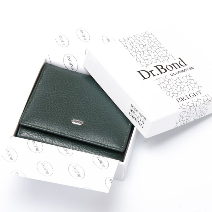 Кошелек Bright Женский кожа DR. BOND WS-219 green