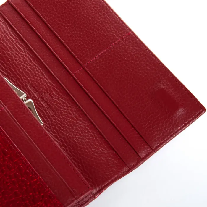 Кошелек LR Женский кожа-лак SERGIO TORRETTI FEW1-V-2 red