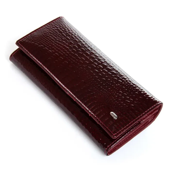 Кошелек LR Женский кожа-лак SERGIO TORRETTI FEW1-V wine red