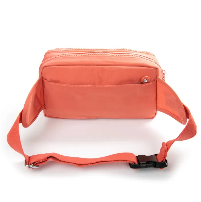 Сумка Женская Текстиль на пояс полиамид Jielshi ZT-019 orange