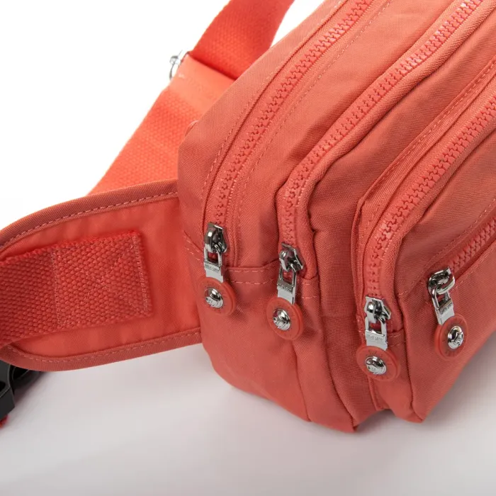 Сумка Женская Текстиль на пояс полиамид Jielshi ZT-019 orange