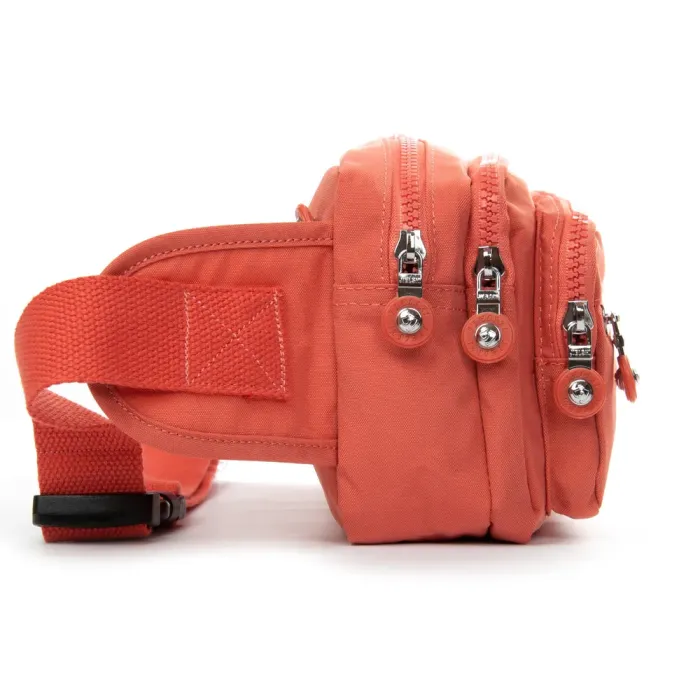 Сумка Женская Текстиль на пояс полиамид Jielshi ZT-019 orange