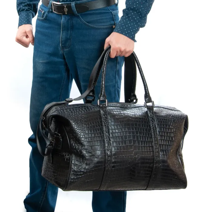 Сумка Мужская Дорожная кожа BRETTON 2897-46 black