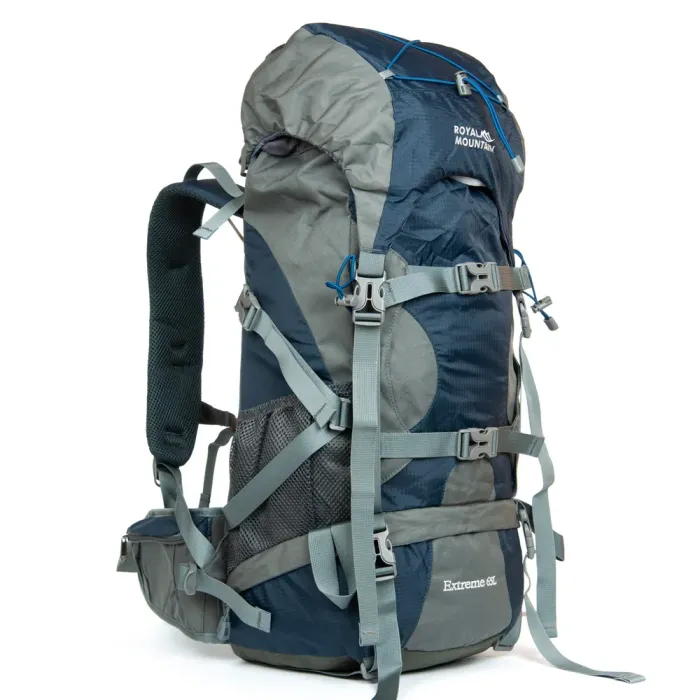 Рюкзак Туристический нейлон Royal Mountain 1497-65L blue