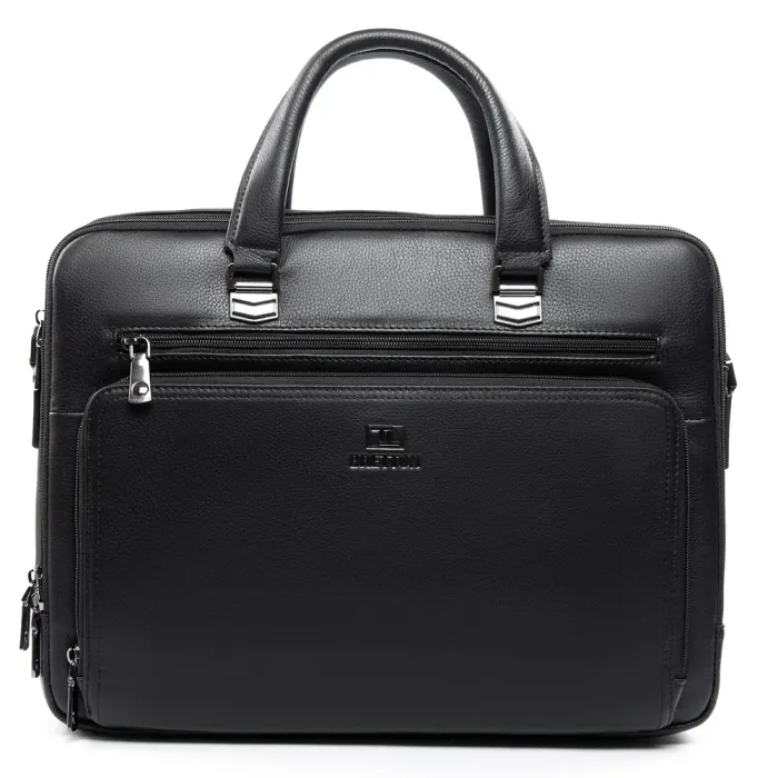 Сумка Мужская Портфель кожа BRETTON 3492-1A black