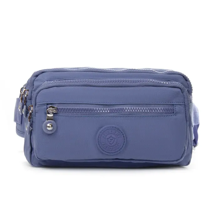 Сумка Женская Текстиль на пояс полиамид Jielshi ZT-019 l.blue