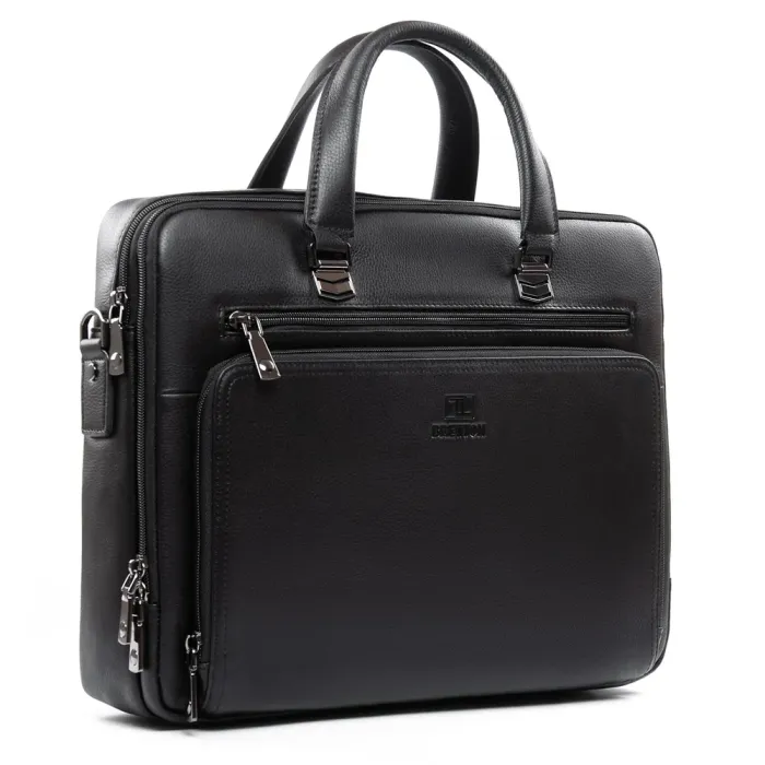 Сумка Мужская Портфель кожа BRETTON 3492-1A black