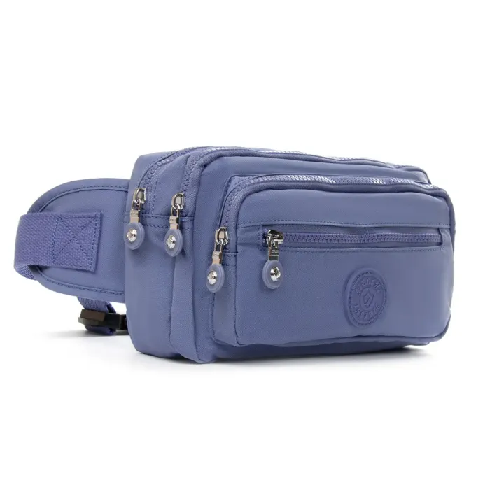 Сумка Женская Текстиль на пояс полиамид Jielshi ZT-019 l.blue