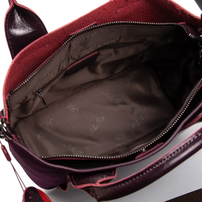 Сумка Женская Классическая замш ALEX RAI 00110 red