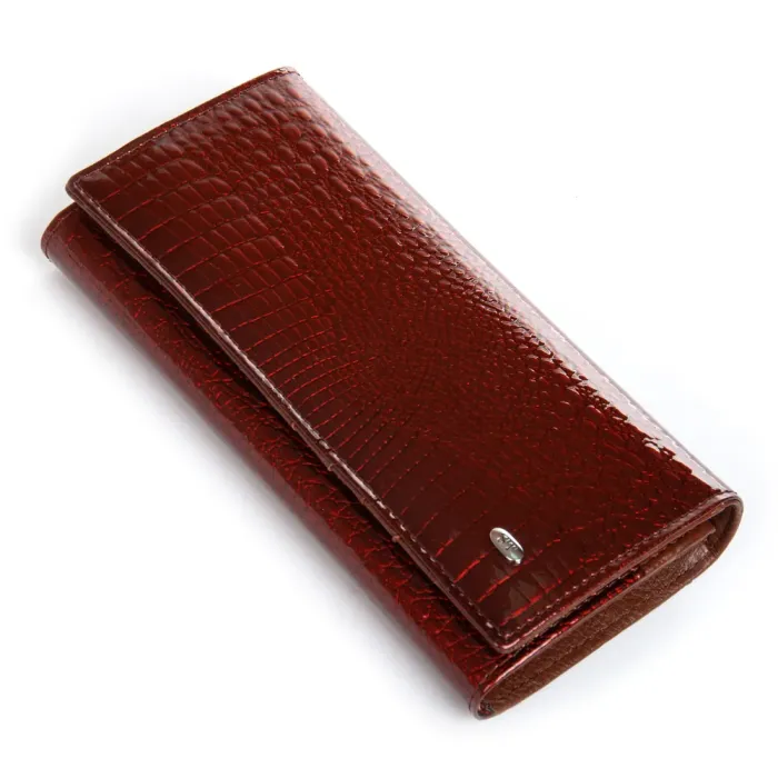 Кошелек LR Женский кожа-лак SERGIO TORRETTI FEW1-V brown