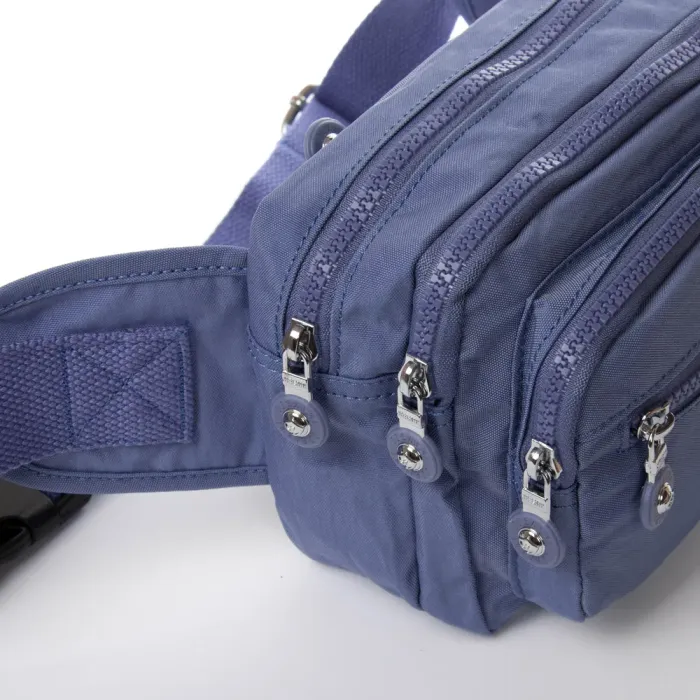Сумка Женская Текстиль на пояс полиамид Jielshi ZT-019 l.blue