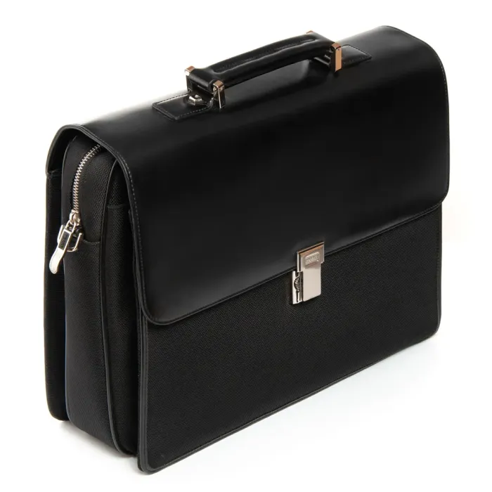 Сумка Мужская Портфель кожа 0200070601 black