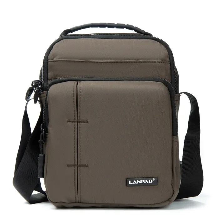 Сумка Мужская Планшет нейлон Lanpad 0939 brown бол