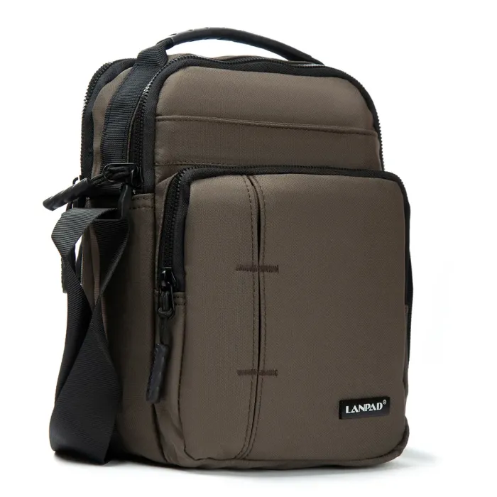 Сумка Мужская Планшет нейлон Lanpad 0939 brown бол