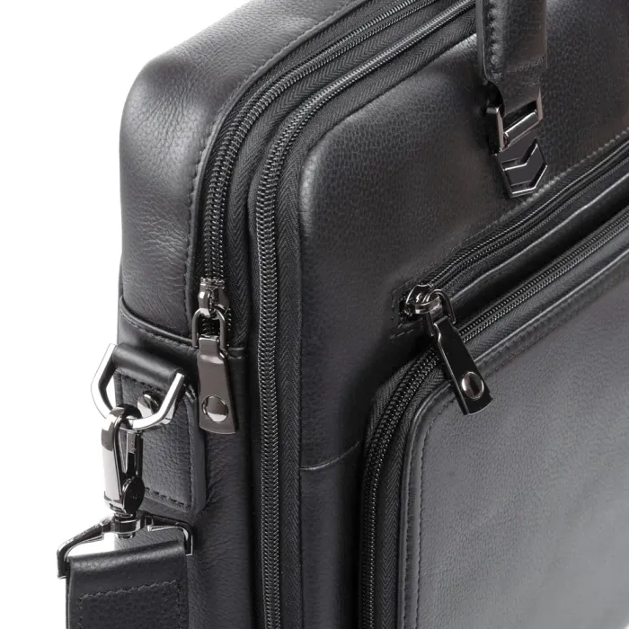 Сумка Мужская Портфель кожа BRETTON 3492-1A black