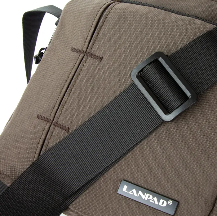 Сумка Мужская Планшет нейлон Lanpad 0939 brown бол