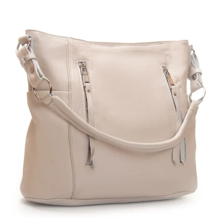 Сумка Женская Классическая кожа ALEX RAI 2031-9 white-grey