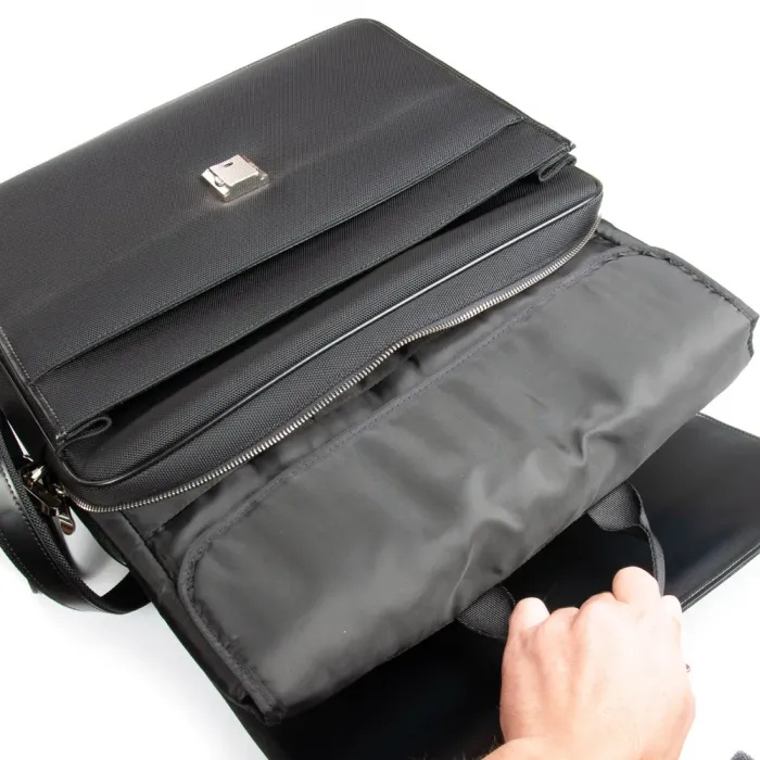 Сумка Мужская Портфель кожа 0200070601 black