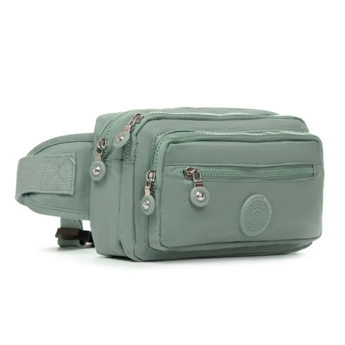 Сумка Женская Текстиль на пояс полиамид Jielshi ZT-019 b.blue