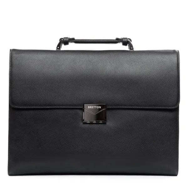 Сумка Мужская Портфель кожа BRETTON 1716-1 black