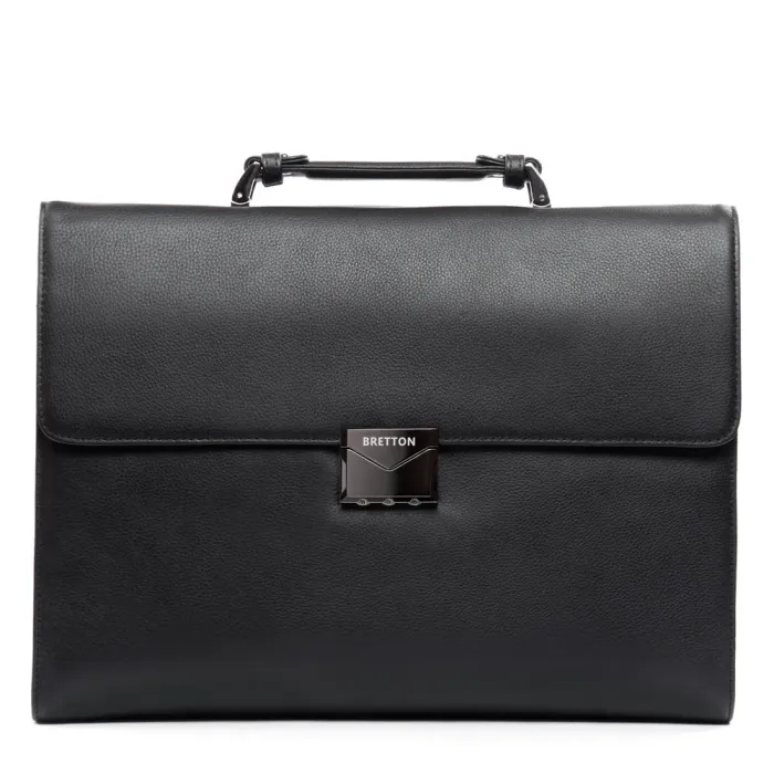Сумка Мужская Портфель кожа BRETTON 1716-1 black