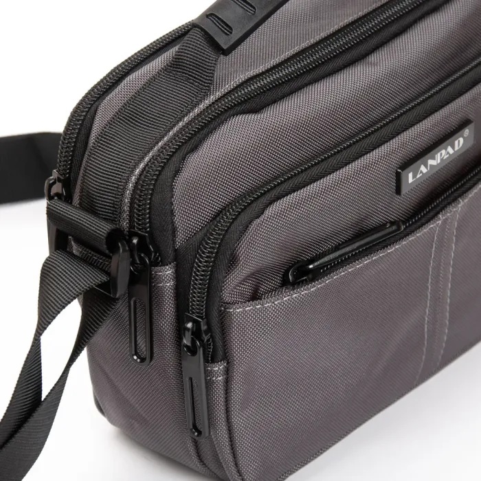 Сумка Мужская Планшет нейлон Lanpad 4135 grey