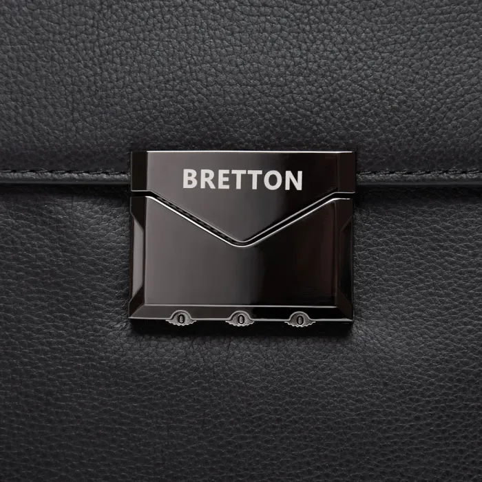 Сумка Мужская Портфель кожа BRETTON 1716-1 black