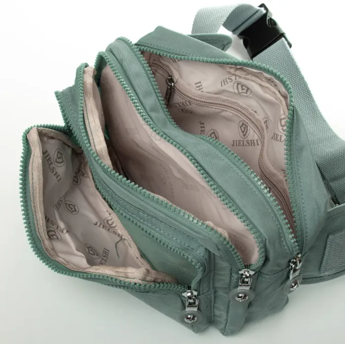 Сумка Женская Текстиль на пояс полиамид Jielshi ZT-019 b.blue