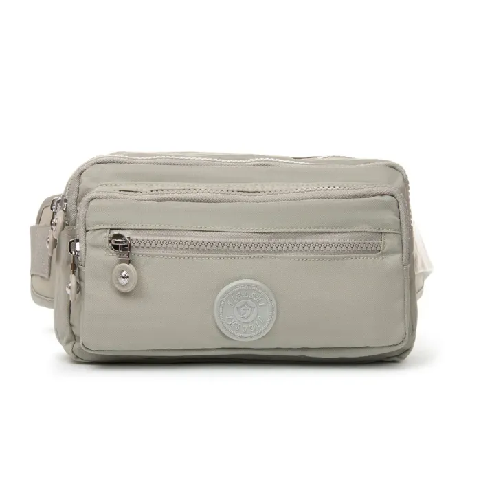 Сумка Женская Текстиль на пояс полиамид Jielshi ZT-019 beige