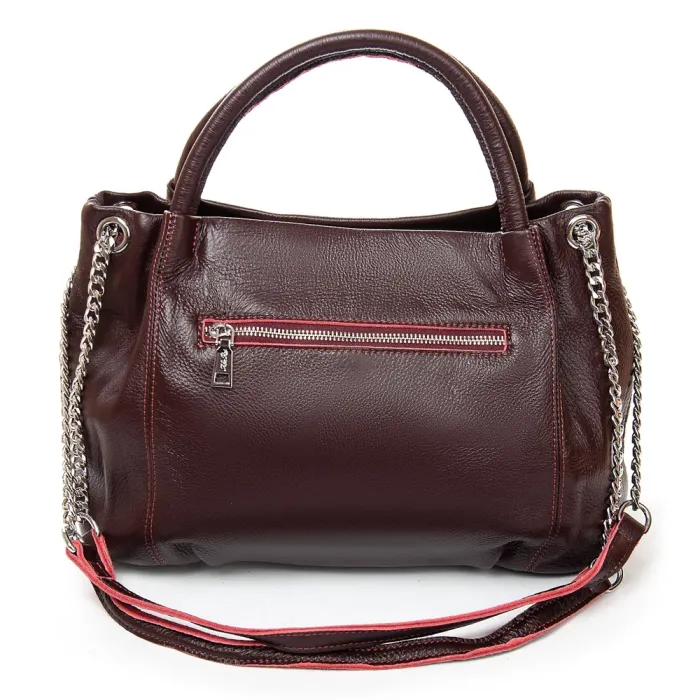 Сумка Женская Классическая кожа ALEX RAI 8918-9 bordo