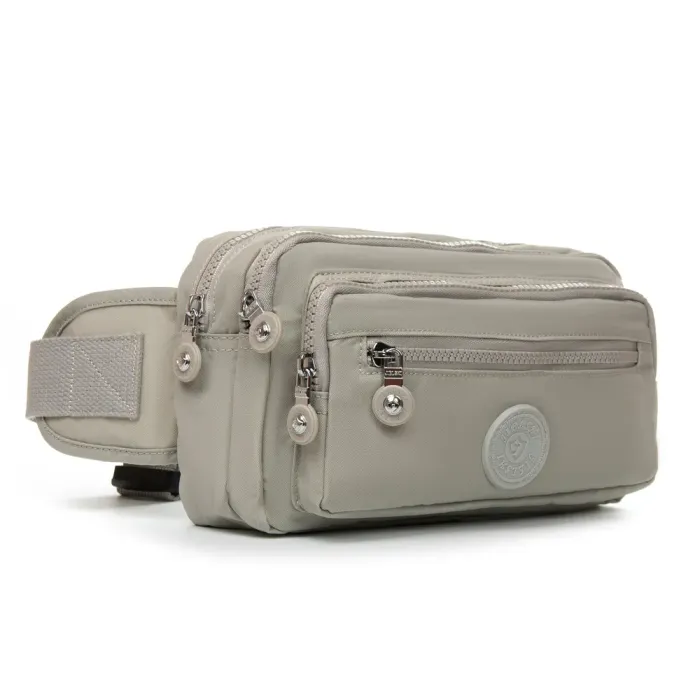 Сумка Женская Текстиль на пояс полиамид Jielshi ZT-019 beige