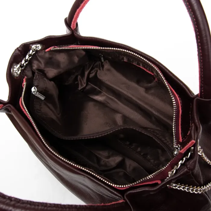 Сумка Женская Классическая кожа ALEX RAI 8918-9 bordo