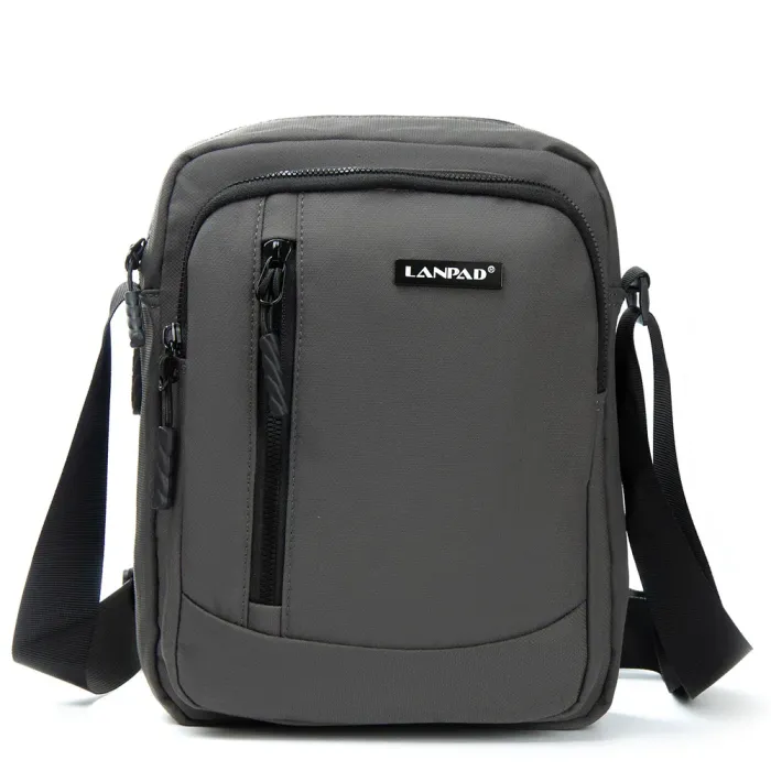 Сумка Мужская Планшет нейлон Lanpad 15068 grey бол