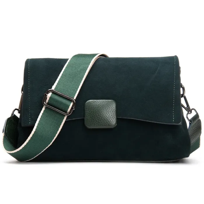 Сумка Женская Классическая замш ALEX RAI 99115-1 green