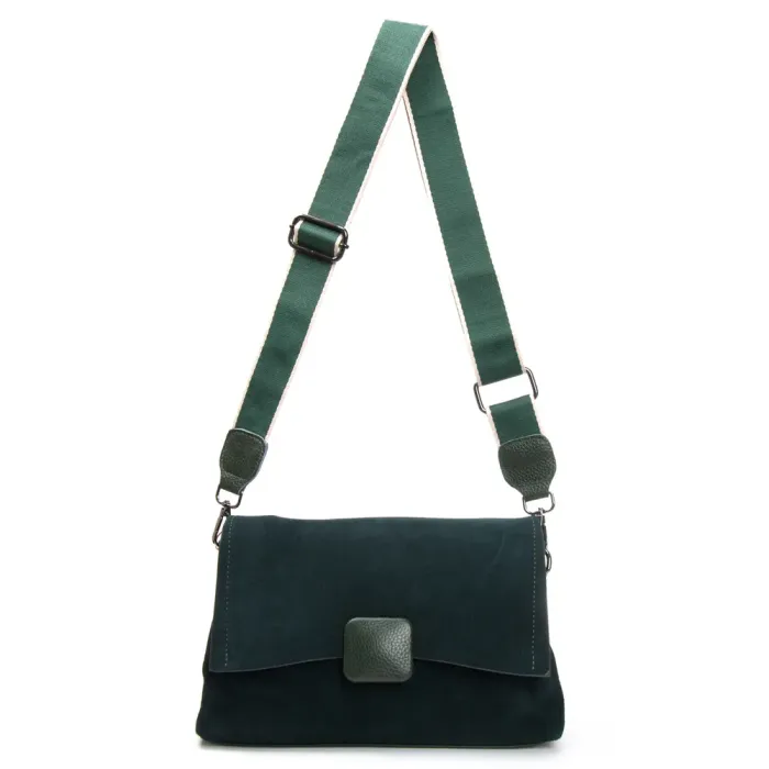 Сумка Женская Классическая замш ALEX RAI 99115-1 green