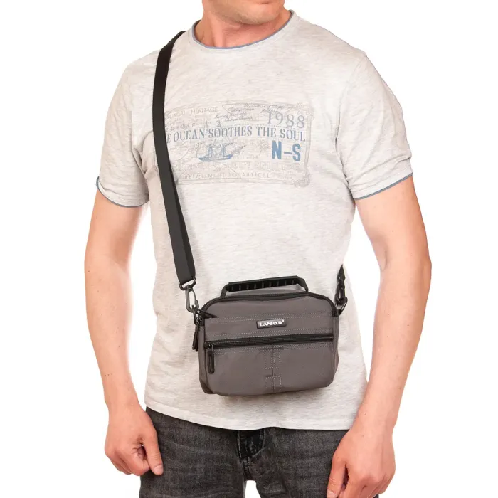 Сумка Мужская Планшет нейлон Lanpad 3795 grey