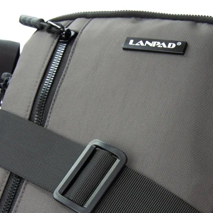 Сумка Мужская Планшет нейлон Lanpad 15068 grey бол
