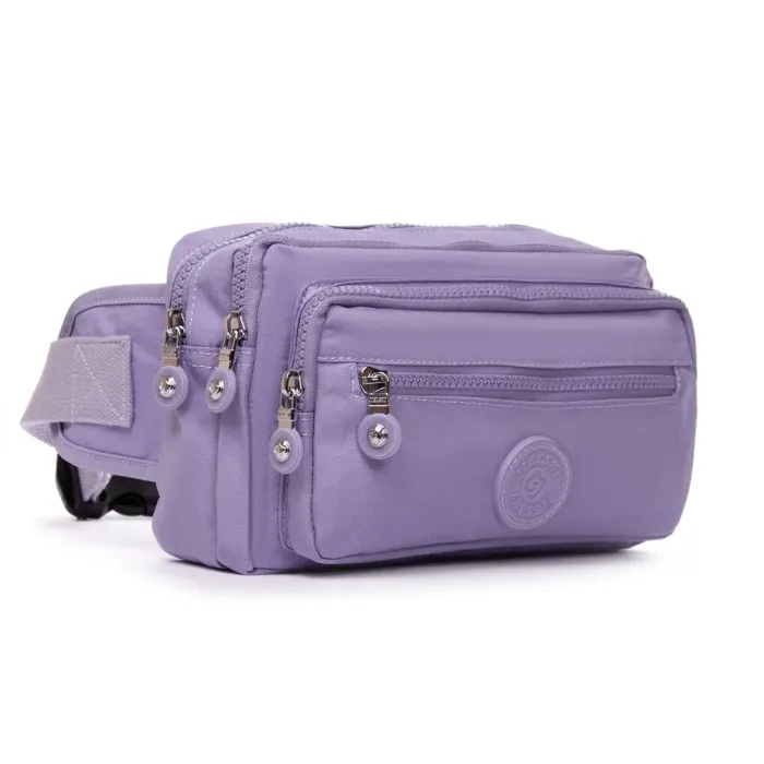 Сумка Женская Текстиль на пояс полиамид Jielshi ZT-019 l.purple